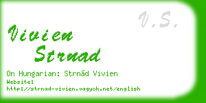 vivien strnad business card